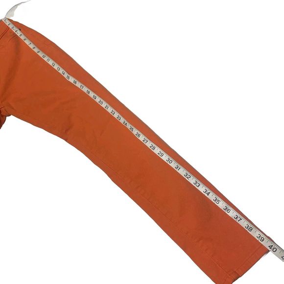 Fossil Skinny Jeans Womens Size 26 (30") Washed Orange Bright - Picture 11 of 16